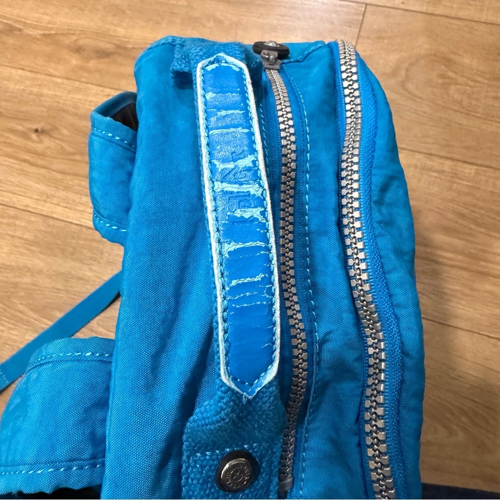 Kipling Blue Backpack Missing The Little Toy Atta… - image 5